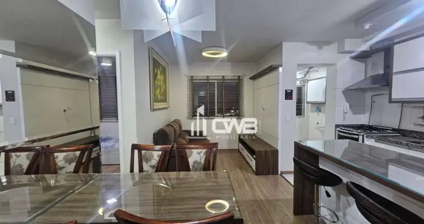 Apartamento com 2 dormitórios para alugar, 50 m² por r$ 3.051,05/mês - capão raso - curitiba/pr