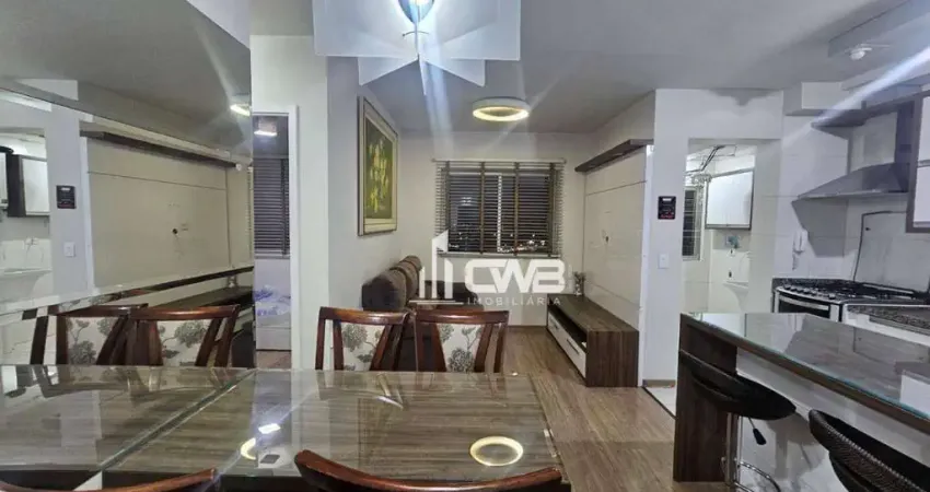 Apartamento com 2 dormitórios para alugar, 50 m² por r$ 3.439,00/mês - novo mundo - curitiba/pr