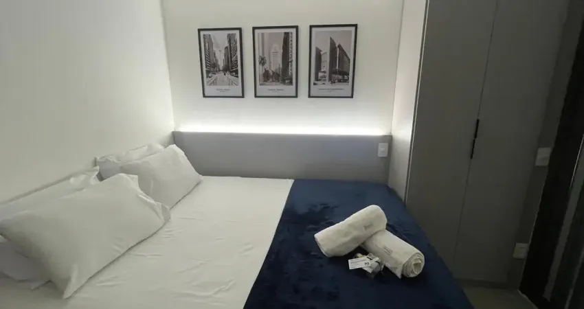 Studio em cond luxo moderno seguro equipado na  av pompéia próx alianz 