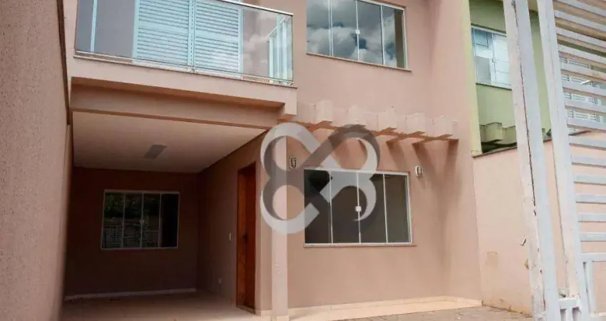 Sobrado com 3 dormitórios para alugar, 100 m² por r$ 3.450,01/mês - bandeirantes - londrina/pr