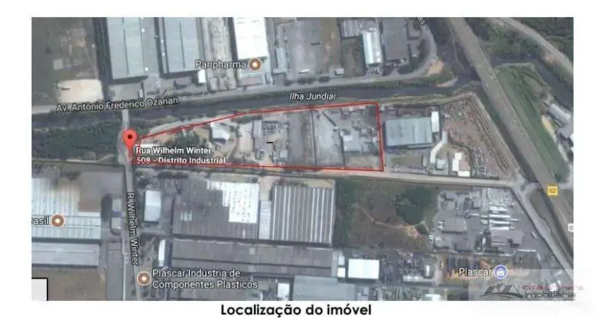 Terreno à venda na Rua Wilhelm Winter, Distrito Industrial, Jundiaí
