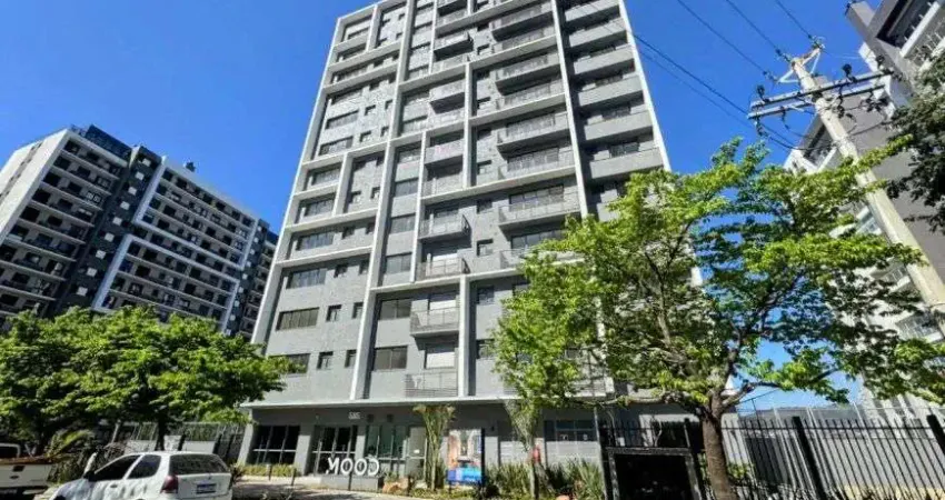 Apartamento de 1 dormitório com suíte e lavabo no bairro central parque, 55m², 1 vaga de garagem