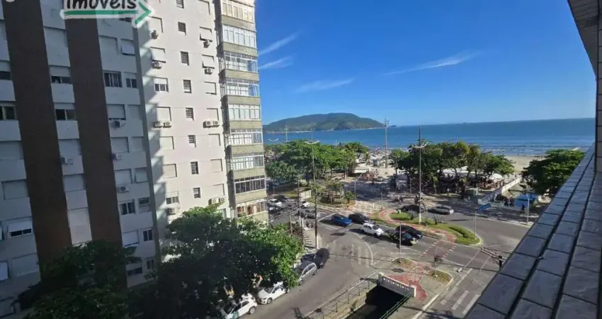 Apartamento à Venda no Boqueirão, Santos – Vista Mar, 1 Dorm, 2 Banheiros, 1 Vaga
