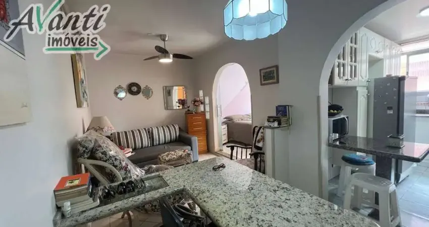 Apartamento - 1 quarto à venda, prédio em frente à praia do Embaré, Santos