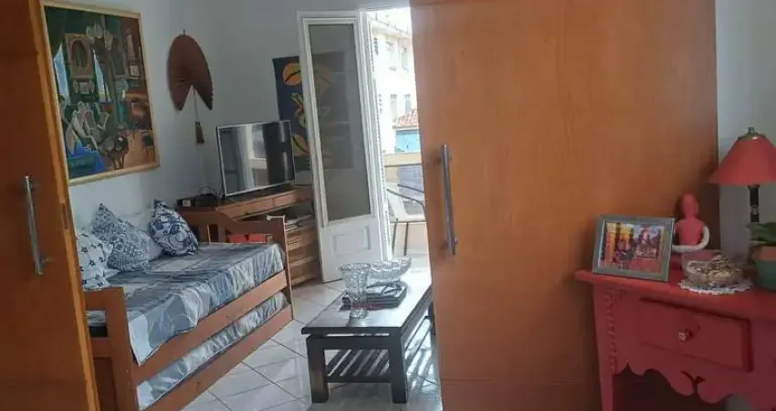 Apartamento com 1 dormitório à venda no Embaré em Santos - SP