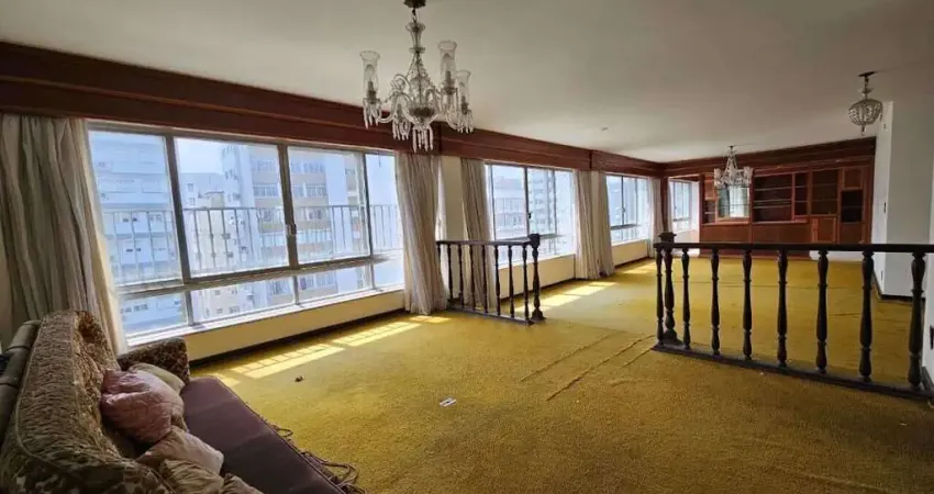 Apartamento com 5 dormitórios à venda, 401 m² por r$ 2.800.000,00 - boqueirão - santos/sp