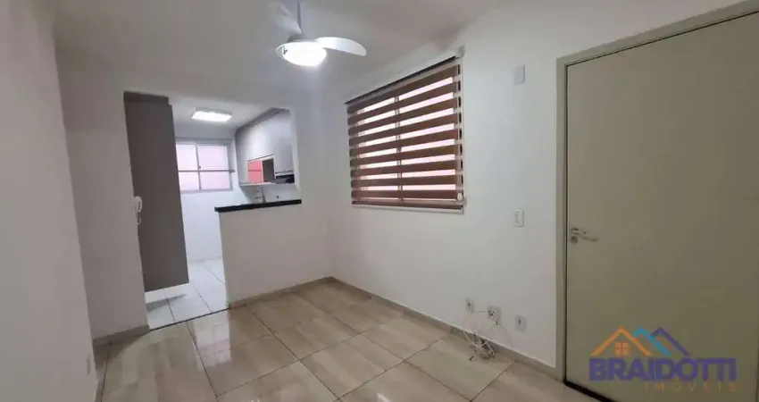 Apartamento com 2 dormitórios à venda, 45 m² por r$ 220.000,00 - loteamento industrial machadinho - americana/sp