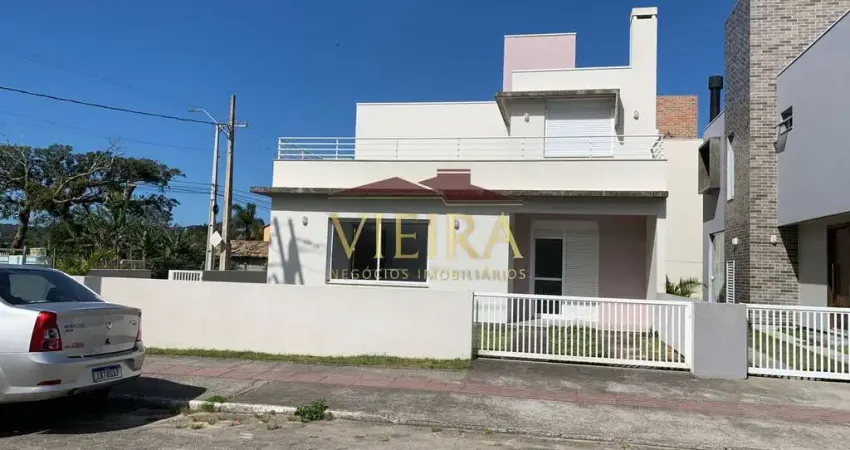 Sobrado padrão com 3 suítes em areias de palhocinha, garopaba/sc