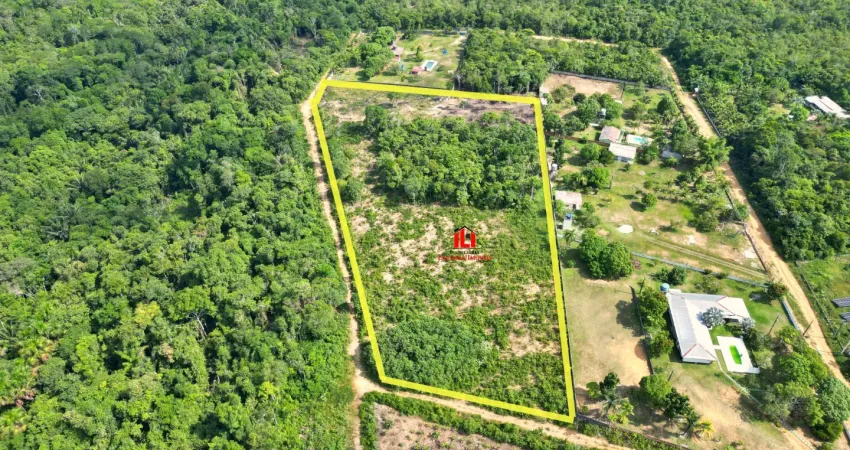 Terreno com 6.000m² na avenida cláudio mesquita, tarumã-açu!