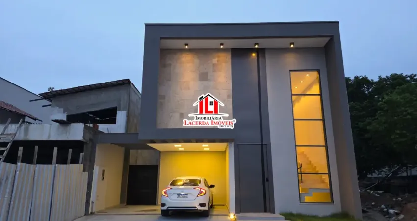 Mosaico ponta negra 3 suítes com closet casa duplex piscina com hidro e espaço gourmet