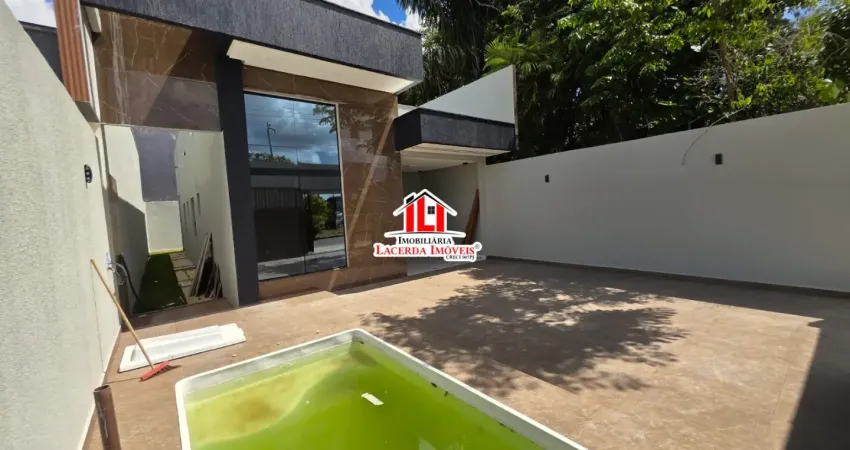Villa suíça 3 dormitórios sendo 1 suíte espaço gourmet e piscina!