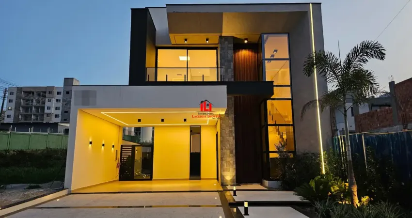 Estoril 4 suítes espaço gourmet piscina energia solar e pé direito!