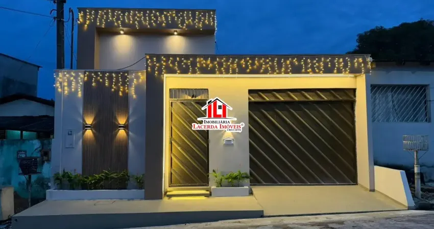 Conjunto nova cidade casa com 3 quartos sendo 1 suíte pé direito na sala