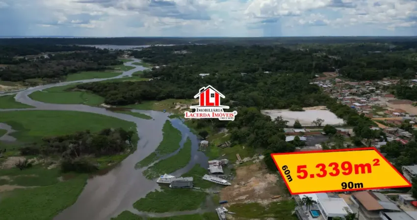 Terreno com Acesso ao Rio Tarumã Açu 5.339m² Murado disponível pra Venda!