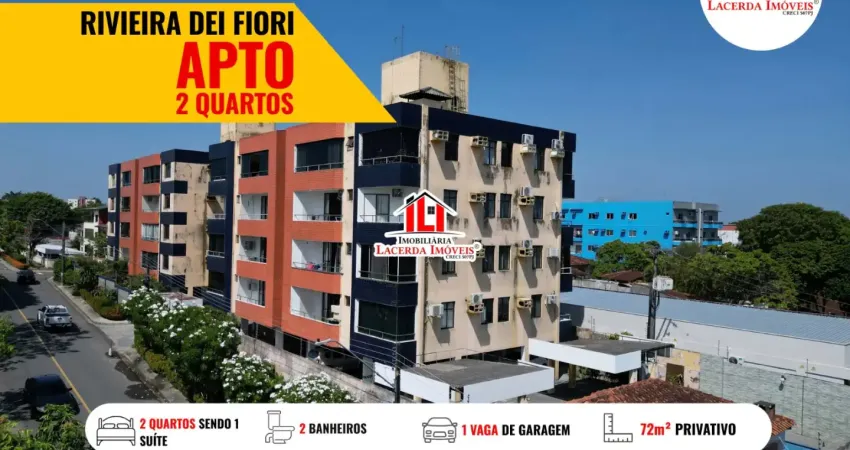 Residencial Rivieira Dei Fiori 72m² sendo 1 suíte + 1 escritório