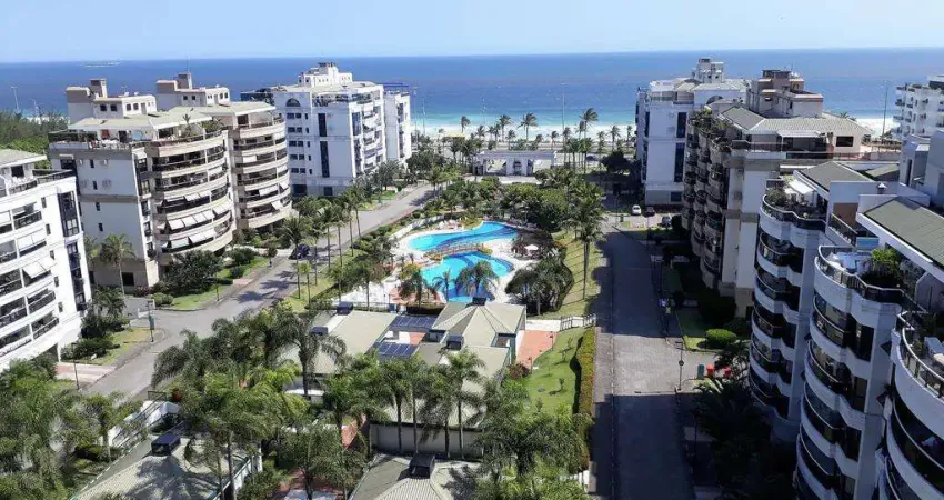 Apartamento no condomínio les residences saint tropez de 3 quartos para locação na barra da tijuca, rio de janeiro