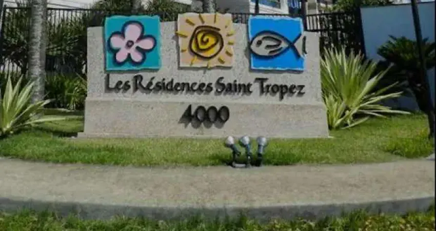 Apartamento no condominio les residences saint tropez para alugar na barra da tijuca, rio de janeiro 3 quartos, 01 suíte.