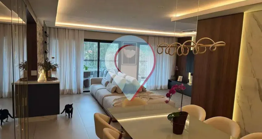 Apartamento de alto padrão no terraço vila bela – 3 suítes | 141m² | 3 vagas + box privativo