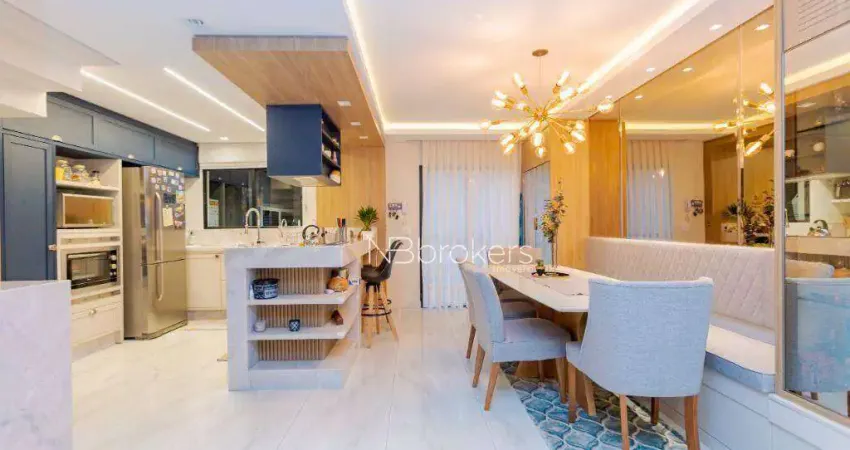 Sobrado com 4 dormitórios à venda, 200 m² por r$ 1.248.500,00 - boqueirão - curitiba/pr