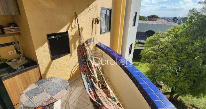 Apartamento com 3 dormitórios à venda, 73 m² por r$ 449.000,00 - xaxim - curitiba/pr