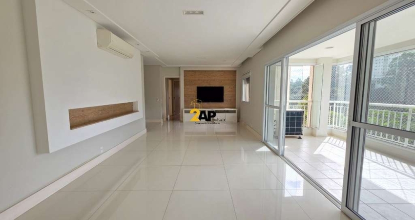 Apartamento para locação em Santana de Parnaíba-SP, bairro Tamboré: 3 quartos, 1 suíte, 3 banheiros, 2 vagas de garagem, 132m².