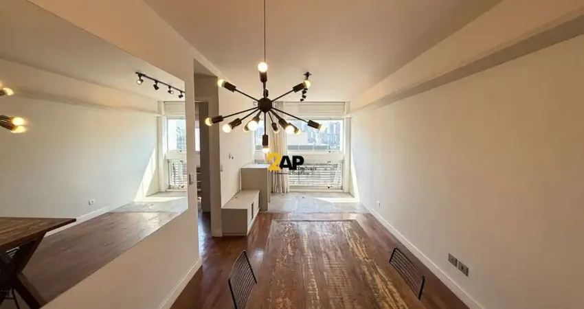 Apartamento para locação no Brooklin Novo, São Paulo-SP: 1 quarto, 1 suíte, 2 banheiros, 1 vaga de garagem - 57m²