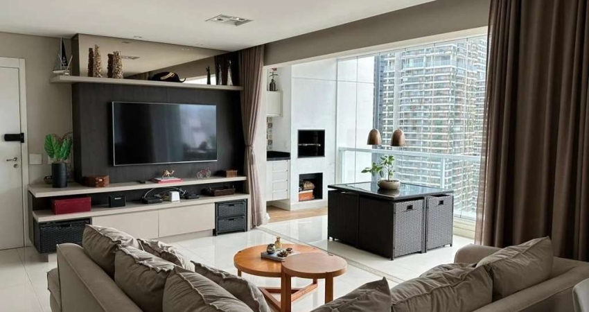 Apartamento para venda no Brooklin, 3 suítes, 4 banheiros, 2 vagas e 116 m²!