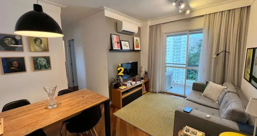 Apartamento de 2 quartos com 1 vaga à venda na Vila Andrade, 2 salas, 1 suíte, 2 banheiros, 55m² de área.