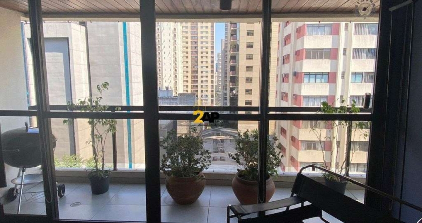 Apartamento de luxo à venda em Pinheiros, São Paulo - 3 quartos, 3 suítes, 3 salas, 4 banheiros, 2 vagas de garagem - 110,00 m².