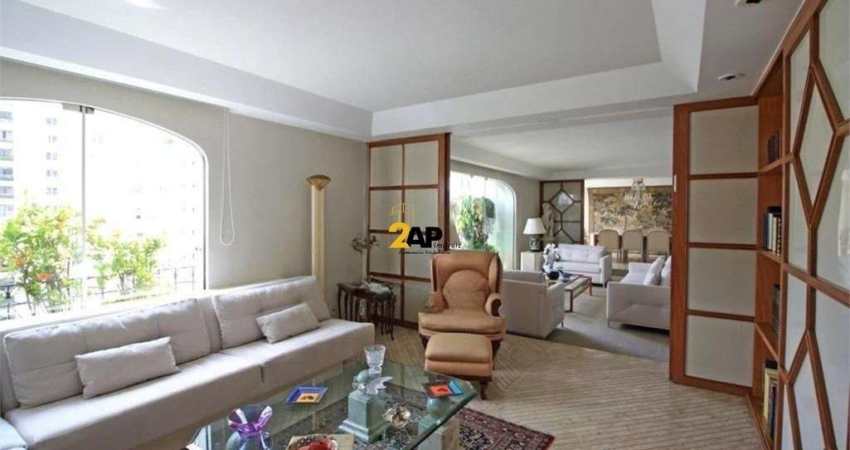 Apartamento de Luxo no Jardim Paulista: 4 Quartos, 2 Suítes, 3 Salas, 4 Banheiros, 3 Vagas - 276m² SP