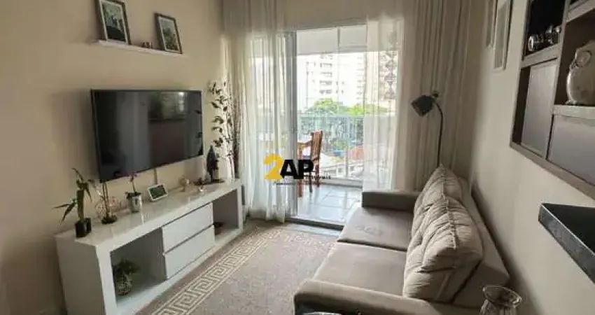 Apartamento à venda ou locação no Brooklin, São Paulo-SP: 1 quarto, 1 suíte, 1 sala, 1 banheiro, 1 vaga e 49m². Venha conferir!