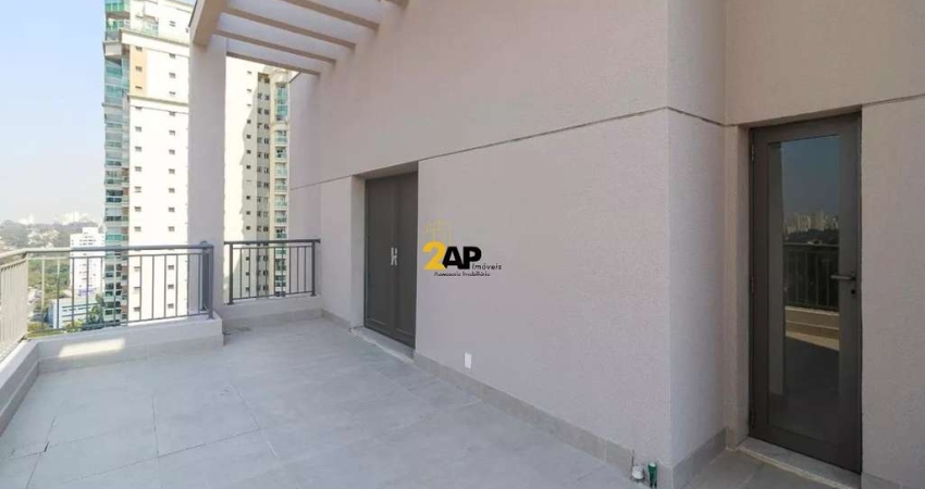 Apartamento à venda no Brooklin, São Paulo-SP: 1 quarto, 1 sala, 1 banheiro, 60m² de área! Venha conferir!