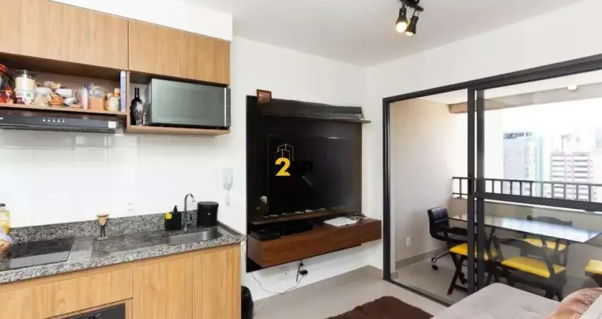 Apartamento moderno e aconchegante à venda em Indianópolis, São Paulo-SP: 1 quarto, 1 suíte, 1 sala, 1 banheiro, 31,00m² de área.