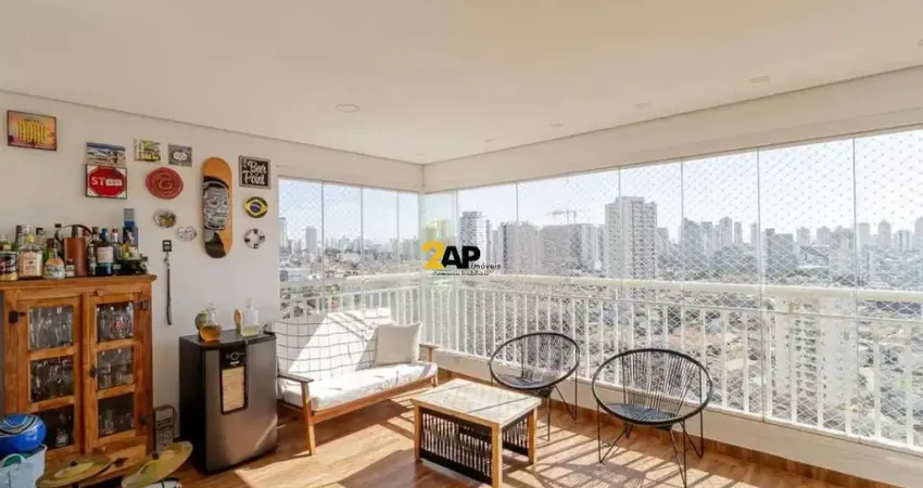 Venda de apartamento de 3 quartos na Vila Brasílio Machado, São Paulo: 115m², suíte, 2 vagas de garagem!