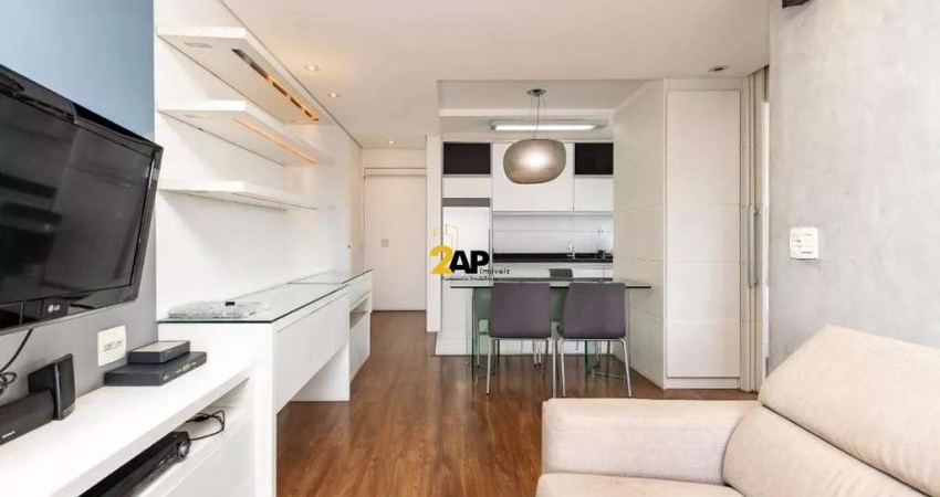 Apartamento à venda em São Paulo-SP, Campo Belo: 2 quartos, 1 suíte, 1 sala, 2 banheiros, 1 vaga, 62m². Confira!