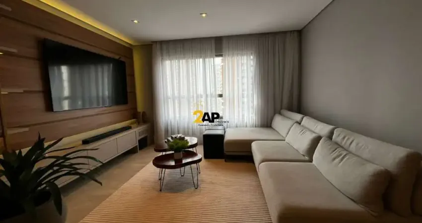 Apartamento de 74m² à venda no Panamby: 2 quartos, 1 suíte, 2 vagas de garagem.