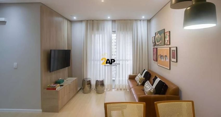 Apartamento à venda em São Paulo-SP, Campo Belo: 2 quartos, 1 suíte, 1 sala, 3 banheiros, 1 vaga, 84m². Veja já!