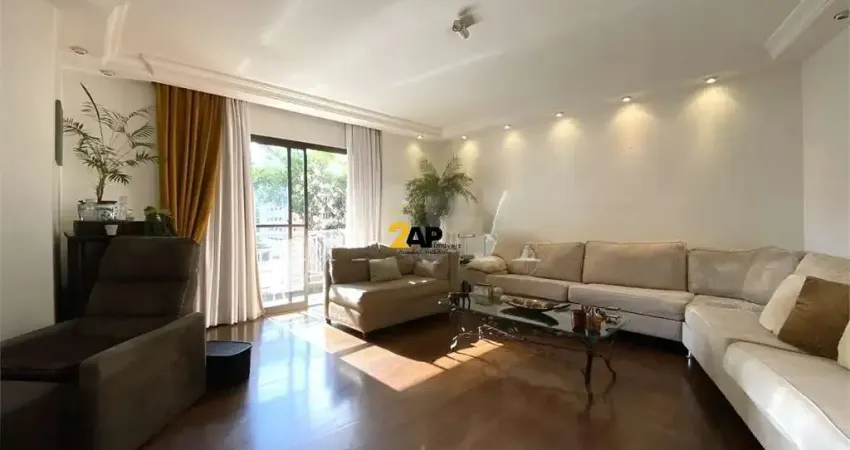 Impecável apartamento de 4 quartos e 2 suítes na Indianópolis, São Paulo - 180m², 3 salas, 5 banheiros e 3 vagas de garagem!