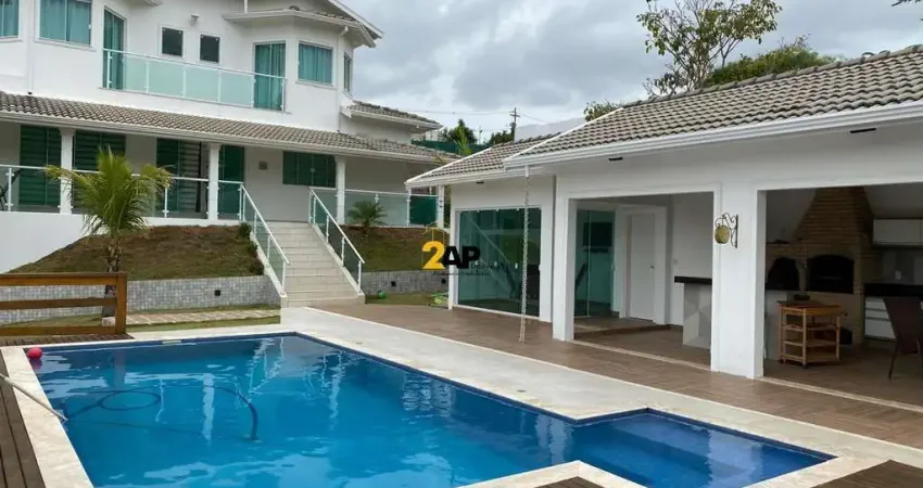 Casa de luxo em condomínio - 4 quartos, 4 suítes, 2 salas, 6 banheiros, 12 vagas de garagem - Itupeva-SP, Horizonte Azul.