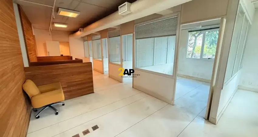 Sala comercial para locação em moema, são paulo-sp: 2 banheiros, 5 vagas de garagem, 140m².