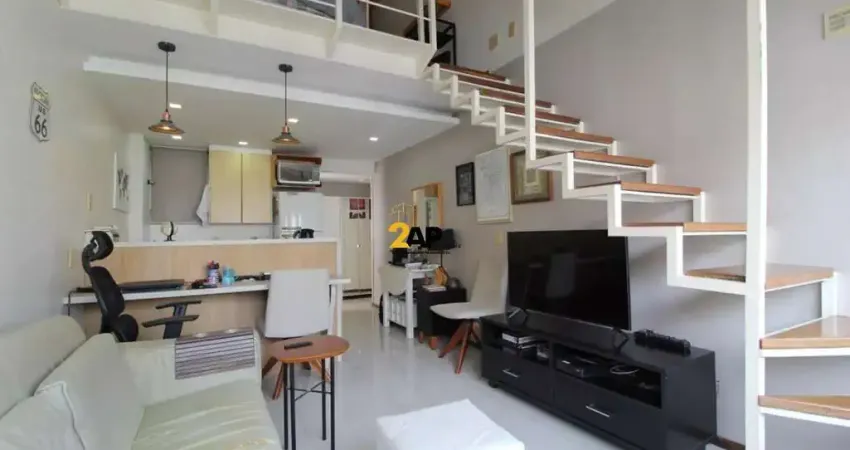 Apartamento à venda em moema pássaros, 1 quarto, 1 suíte, 2 salas, 1 banheiro, 1 vaga, 40m² de área privativa, lindo duplex.