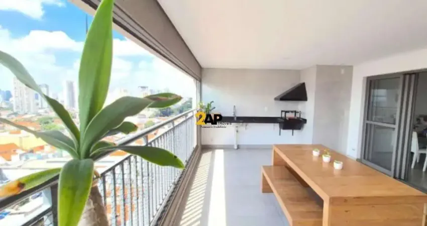 Apartamento de luxo na mooca, são paulo-sp: 3 quartos, 3 suítes, 3 salas, 4 banheiros, 2 vagas - 159m². venha conhecer!
