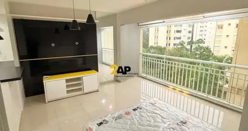 Studio de luxo no condomínio jardim ampliação: 1 quarto, 1 sala, 1 banheiro, 1 vaga - são paulo-sp - 38m²
