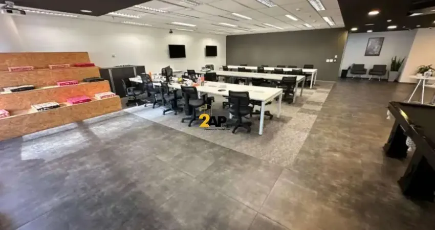 Sala comercial com 338m² para aluguel na vila olimpia, 4 banheiros, 8 vagas de garagem