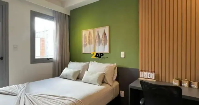 Studio mobiliado à venda com 20m², 1 quarto e sem vaga - jardim das acácias.