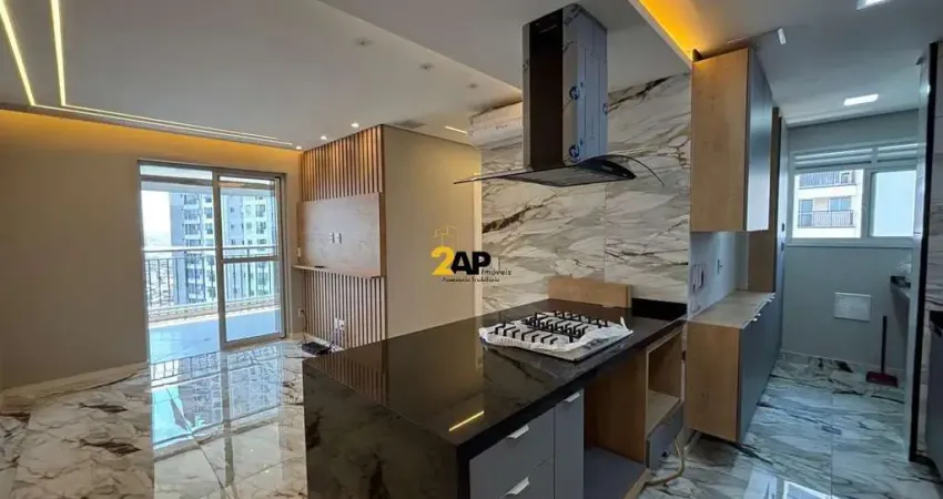 Apartamento para locação na vila andrade, são paulo-sp: 2 quartos, 2 suítes, 2 salas, 2 banheiros, 2 vagas de garagem - 74m²!