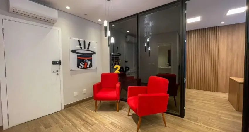 Aluguel de sala comercial em condomínio de alto padrão na vila andrade - são paulo-sp: 2 salas, 1 vaga, 43,00 m².