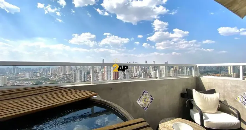 Cobertura de luxo com 2 suítes na vila bertioga em são paulo - sp: 160m², 3 salas, 4 banheiros e 2 vagas