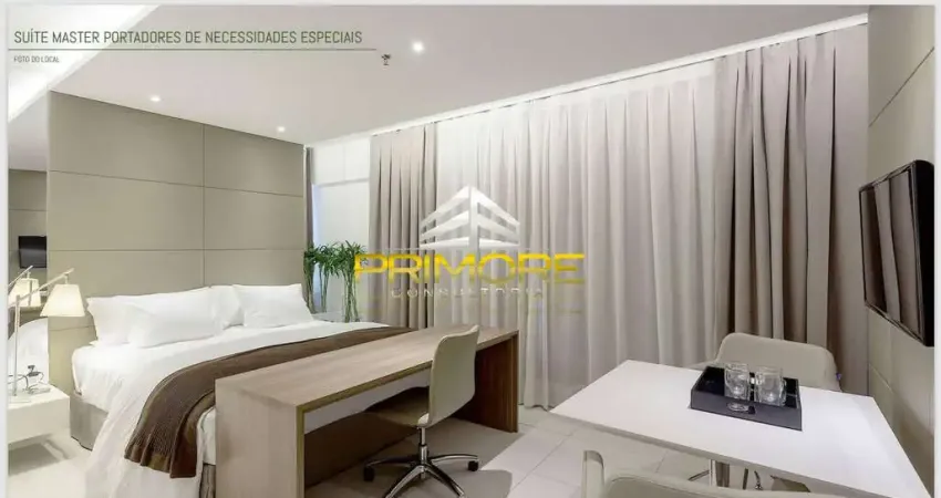 Flat com 1 quarto à venda na Avenida Prudente de Morais, Cidade Jardim, Belo Horizonte