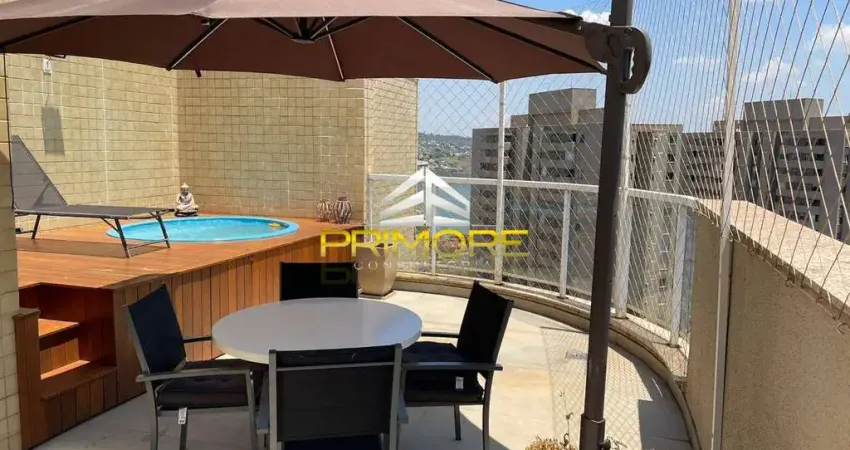 Cobertura duplex 4 quartos, 3 suítes, 326m² no condomínio alphaville